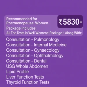 Wellness Women Package recommended for postmenopausal women