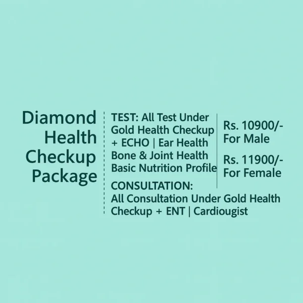 Diamond Health Checkup Package For Male