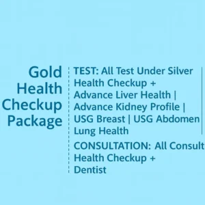 Gold Health Checkup Package For Male