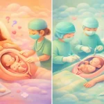 Major Differences between C-section delivery and normal Delivery