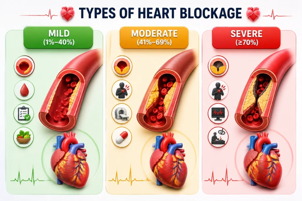 Types of Heart Blockage heart hospital in delhi