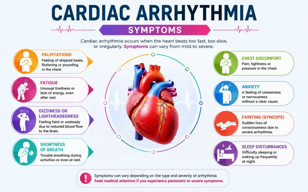 cardiac arrythmia symptoms and treatment in Delhi