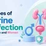 Types of Urine infection in men and women