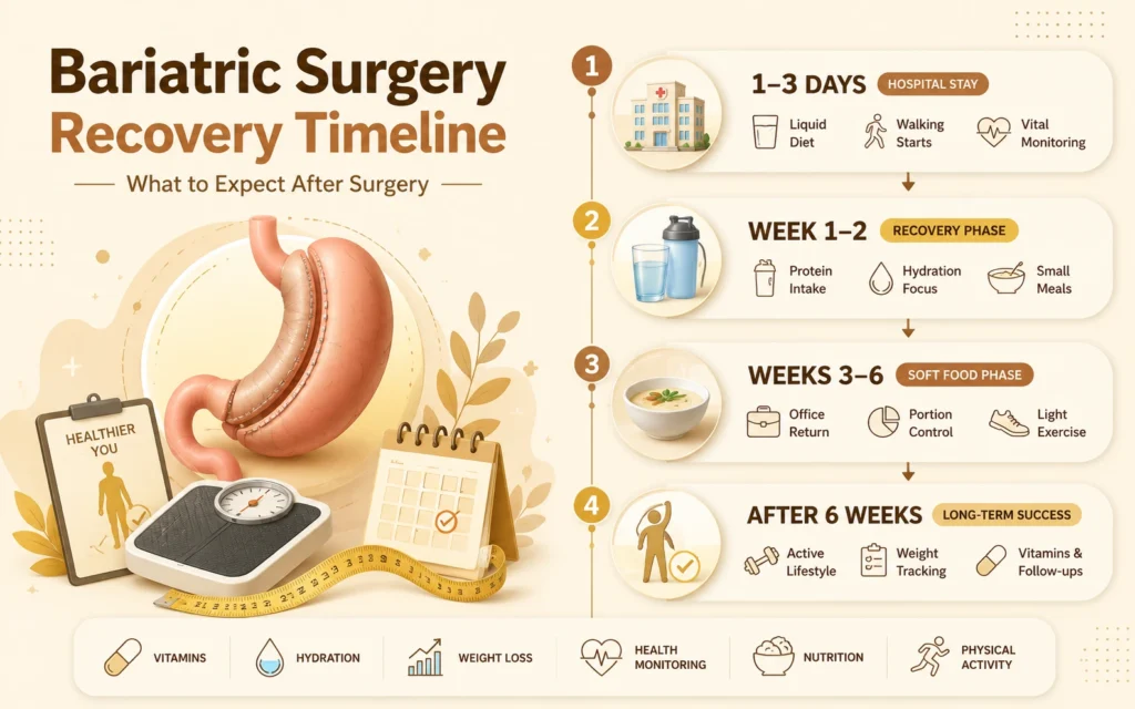 bariatric surgery recovery in Delhi