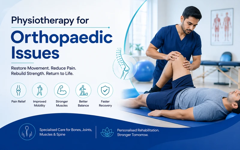 How does physiotherapy for orthopaedic issues help heal faster? Physiotherapy in Delhi